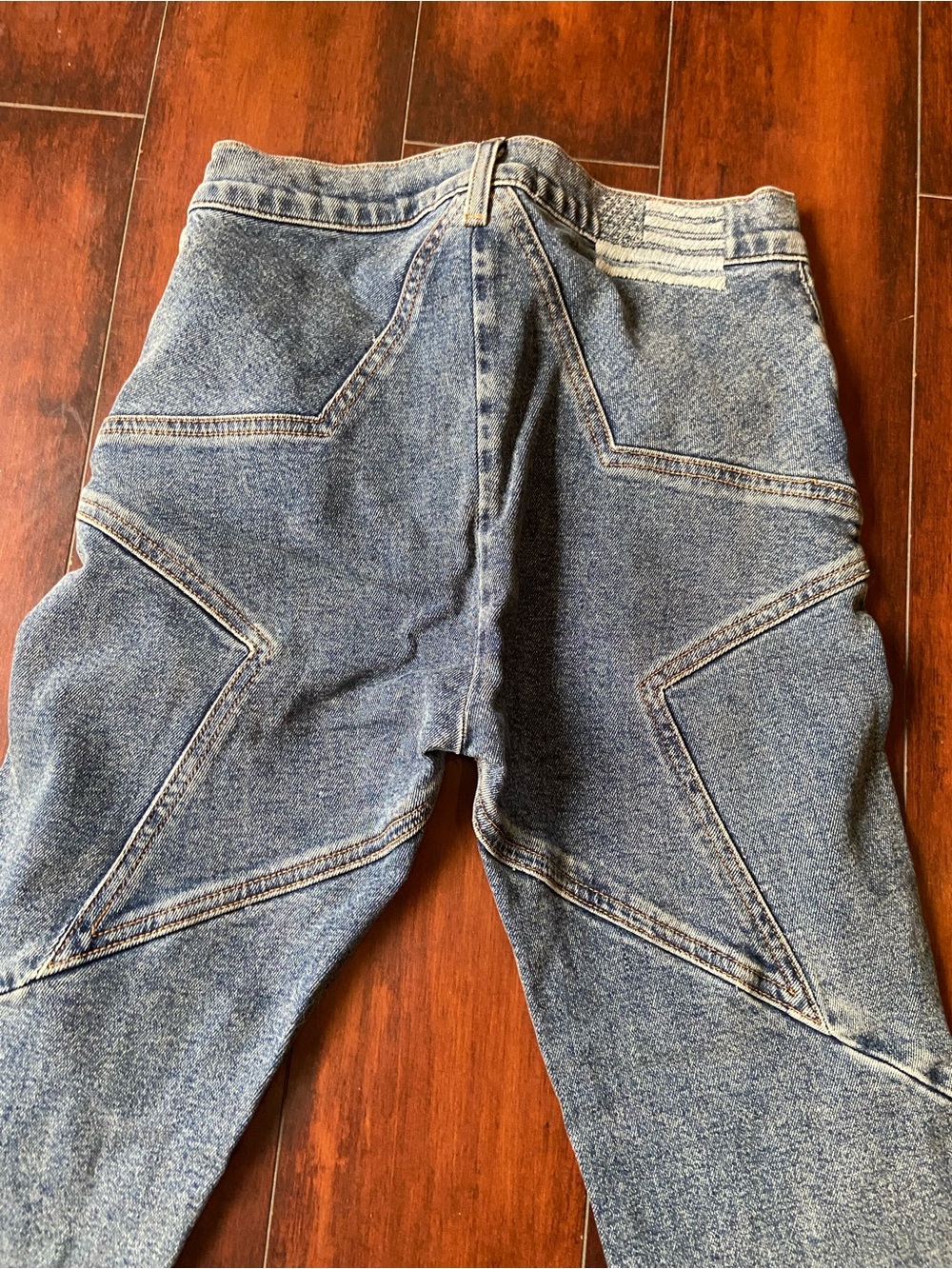 REVICE skinny crop SUPERSTAR midwash